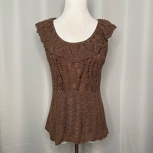 Bandolino crochet top